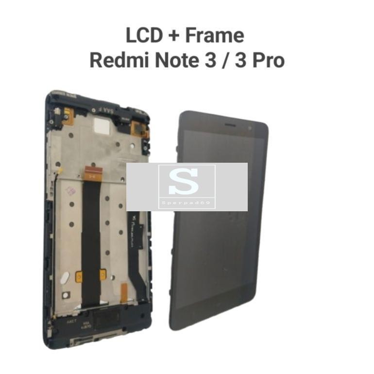 LCD Redmi Note 3 / Note 3 Pro Fullset  LCD Frame Xioami Redmi Note 3 Note 3 Pro BERGARANSI 