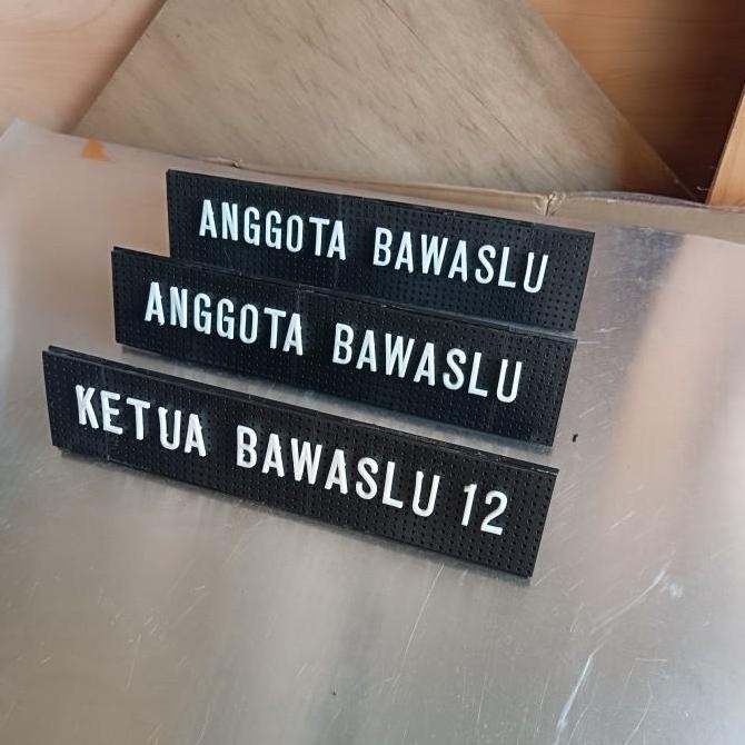 

Papan Nama Meja Moviboard 7 x 30 cm. Custom SBY Kualitas Original