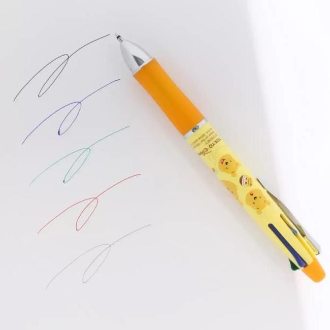 

Pilot Dr. Grip Multi 4+1 Disney Winnie the Pooh Expressions 4 Color Ballpoint Pen 0.5mm + Mechanical Pencil 0.5mm Limited Edition Kualitas Original