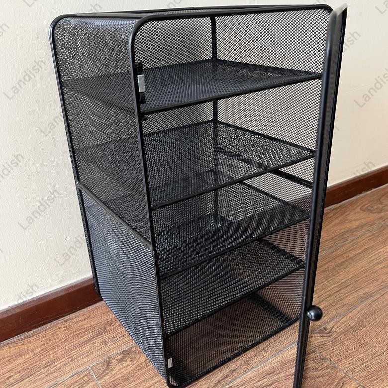 vf-52 iQ45 ?Ready 5 Susun  Tudung Saji Modern Kualitas Tebal Bahan Besi dan Logam Kuat Tahan Lama / 