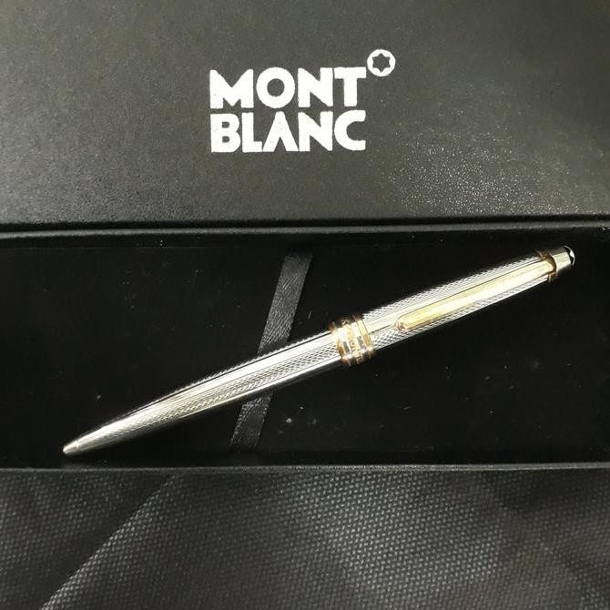 

Ballpoint Mewah Exlusive Keren Pulpen Tanda Tangan Monblanc Silver gold clip Bp Exlusive Masuk Refill Ori Stationery Kualitas Original