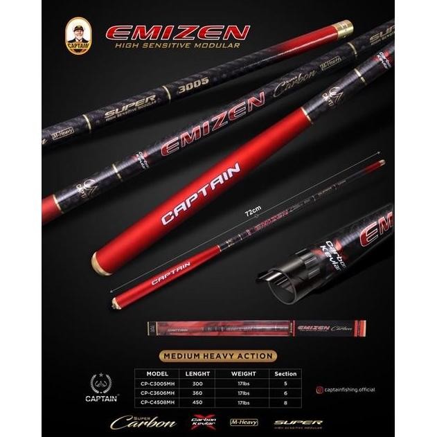 

Terlaris Joran Tegek Captain Emizen