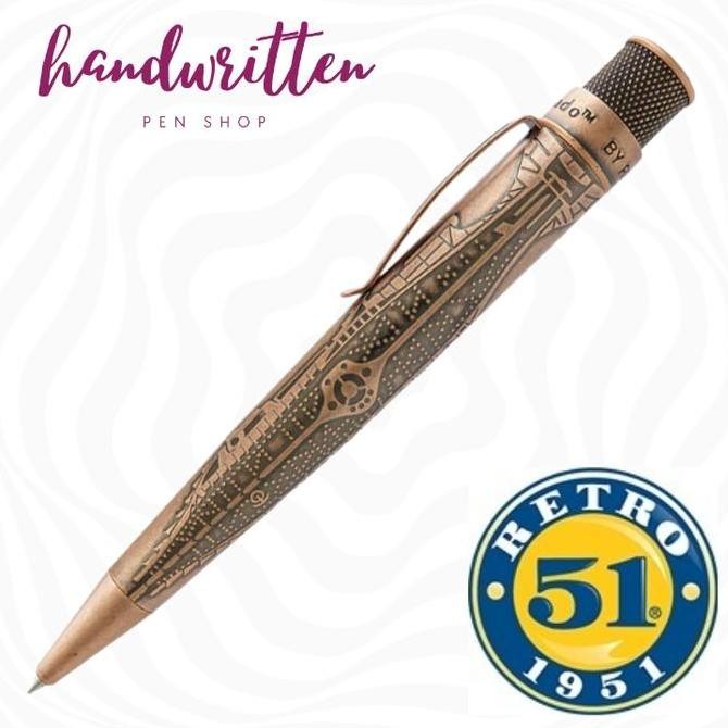 

RETRO 51 Big Shot Nautilus Rollerball Ballpoint Pen/ Pulpen Kualitas Original