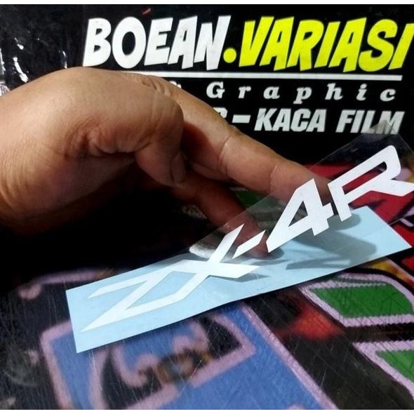 Promo Cutting sticker Kawasaki ZX4R LOGO ZX4R TULISAN ZX4R COD