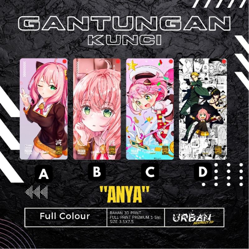 

Terlaris Presisi Gantungan Kunci Kotak Print Japan Series 6 Casing/Stiker Panel Vynil Bisa Custom Dan COD