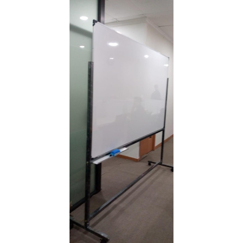

Whiteboard doubleface magnet standing 120 x 200 cm Kualitas Original