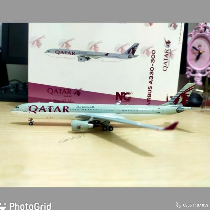 

Qatar A330-300 A7-AEE NG Model 1:400 Kualitas Original