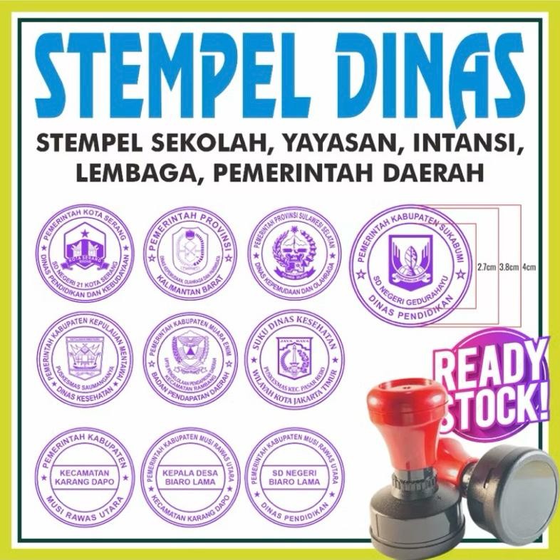 

NEW!!! STEMPEL DINAS SEKOLAH, YAYASAN, INSTANSI, LEMBAGA, PEMERINTAH DAERAH