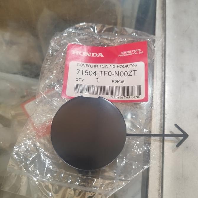 . Cover Tutup Towing Hook Bumper Belakang Honda Jazz S RS GE8 2008-2014