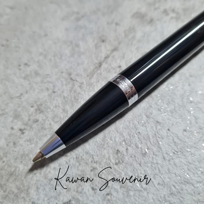 

Pulpen Parker Original IM New Black Chrome Trim (Klip Silver) BP Kualitas Original