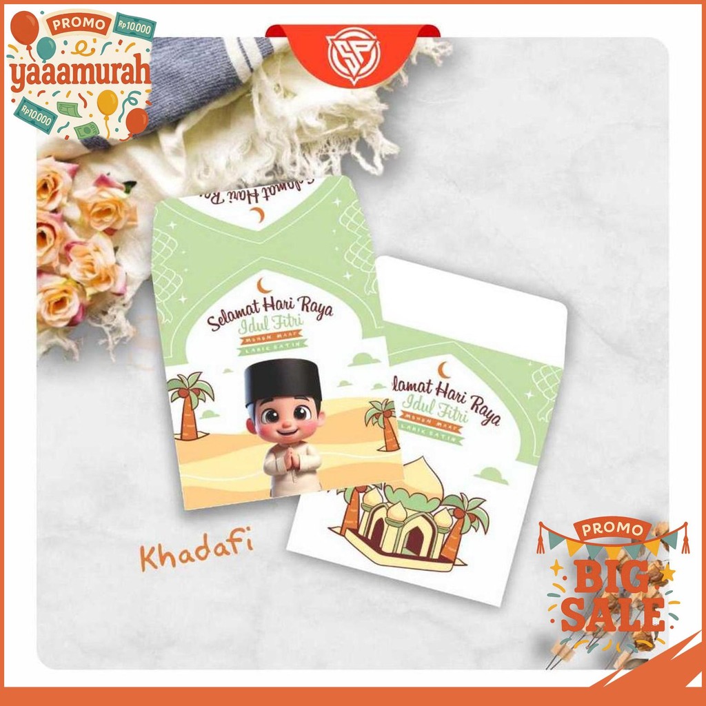 

AMPLOP LEBARAN HARI RAYA IDUL FITRI ISI 10 PCS ANGPAO KARAKTER LUCU RAMADHAN 2025 AMPLOP THR