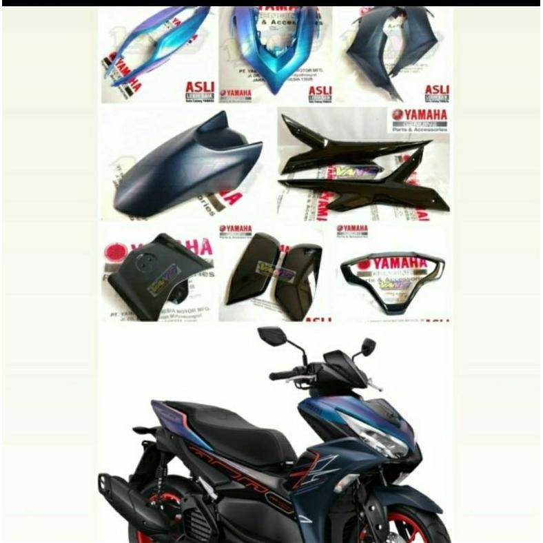 Full Body Halus AEROX 155 Connected 2023 Cyber City Original YAMAHA