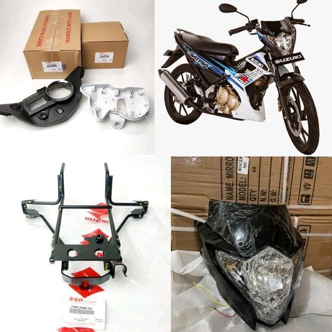 Batok Lampu Depan set Satria Fu 150 Facelift 2013-2014 Kualitas Original