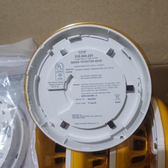 SMOKE DETECTOR SIMPLEX TYCO 721P + BASE 721P SIMPLEX SMOKE Diskon