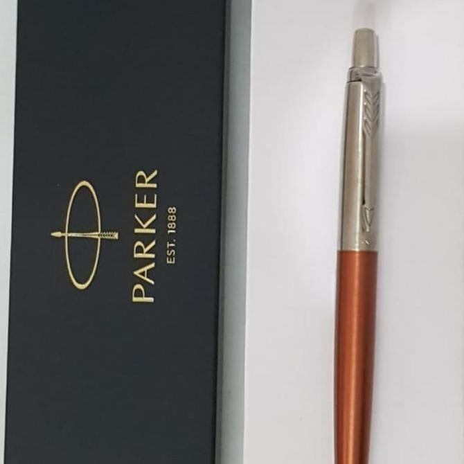 

Pulpen Parker Jotter Original Chelsea Orange Free Ukir Grafir Nama Kualitas Original