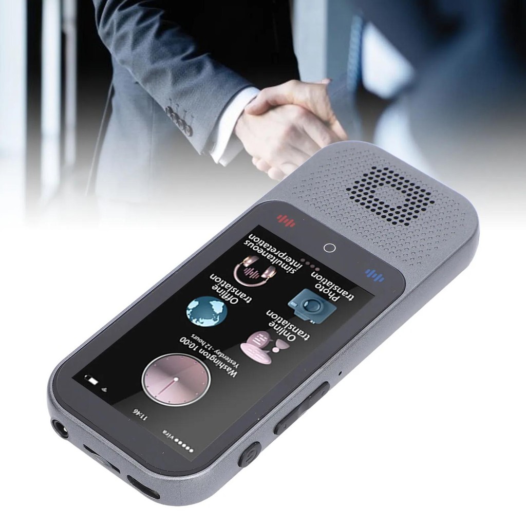 

Instant Translator Device Voice Photo Translator Device 138 Languages Support Accents Touchscreen for Travel Business Learning