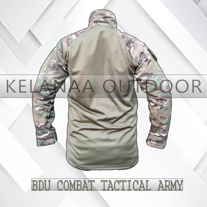 Baju Kaos Loreng Pria Lengan Panjang BDU Combat Tactical Multicam Sport Casual Dewasa Cowok Promo