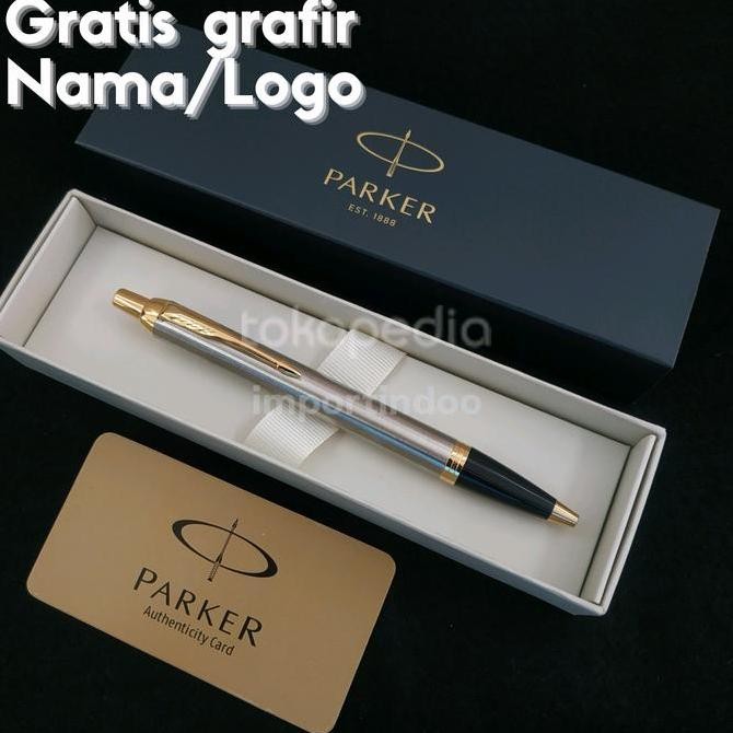 

original pulpen Parker mewah exclusive gratis Grafir nama Kualitas Original