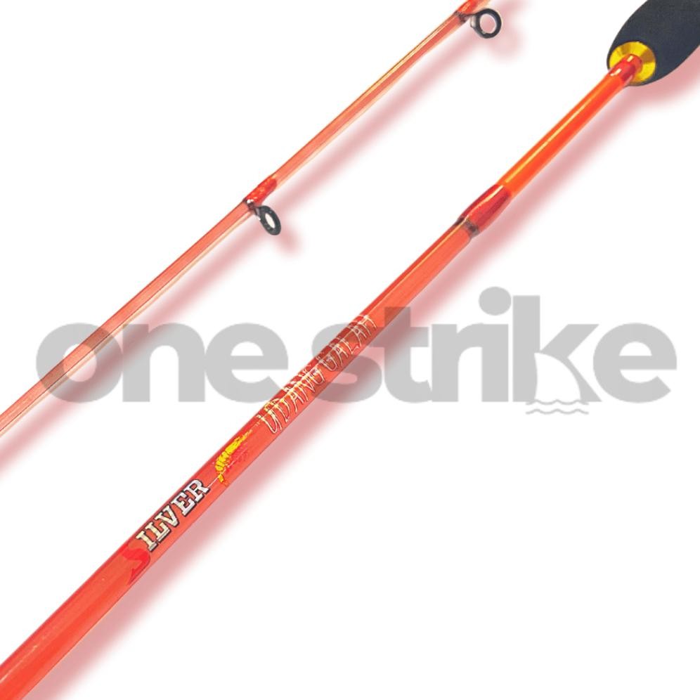 Segera Joran Pancing Udang Super Lentur Fiber Bening Silver Udang Galah 362/402/462/502