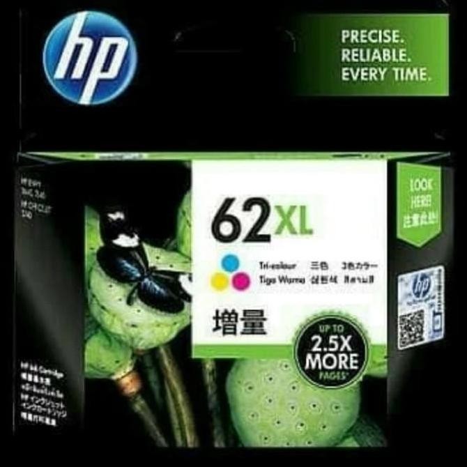 

TINTA 62 HP XL COLOUR ORIGINAL Kualitas Original