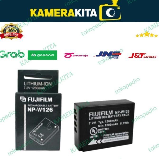 BATERAI FUJIFILM NP-W126 / BATTERY KAMERA FUJIFILM NP-W126 /NP-W126 - Kualitas Original