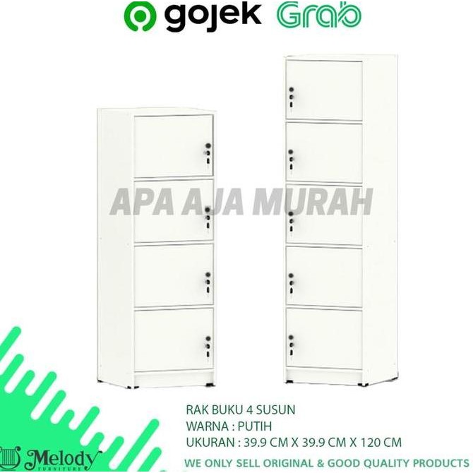 

Lemari Kabinet dengan kunci / Loker Kabinet 4 susun dan 5 susun Kualitas Original