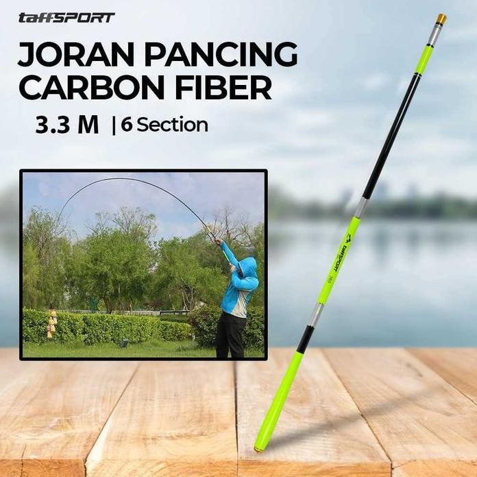 

Terlaris Joran Pancing Taffsport Pole Tegek Carbon Fiber Fishing Rod - 5841