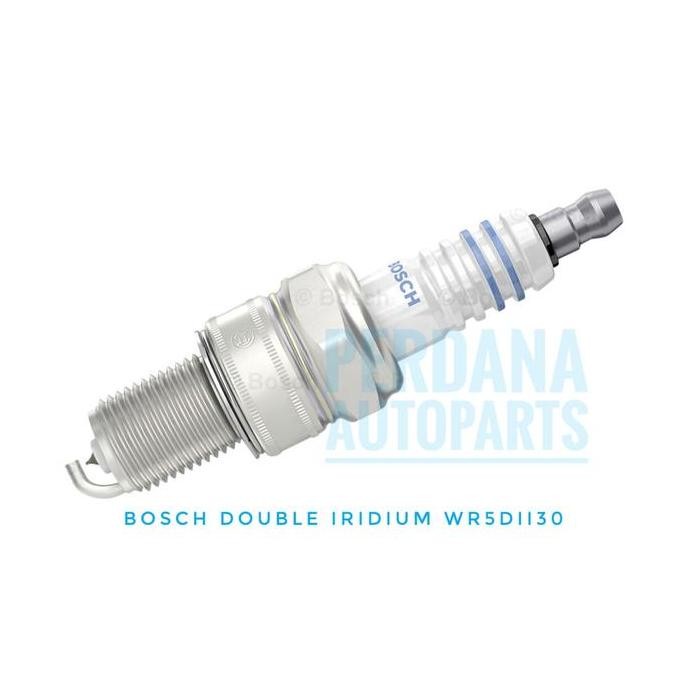 Busi Dingin BOSCH Double Iridium utk Toyota Kijang, Starlet, dll