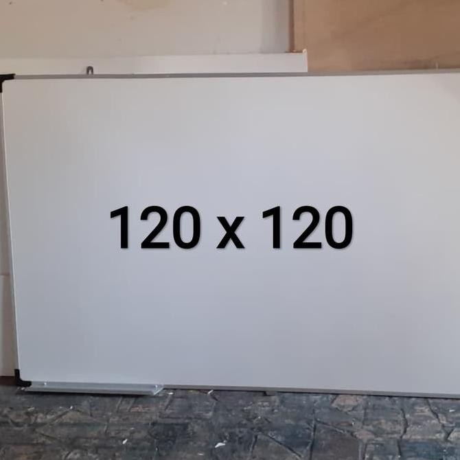 

papan tulis Whiteboard 120x120 cm Kualitas Original