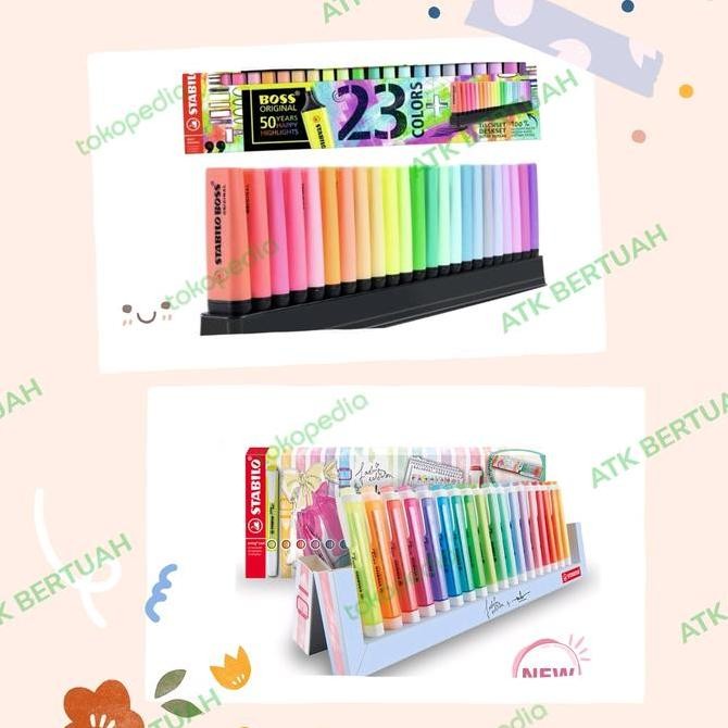 

STABILO BOSS SWING COOL ORIGINAL DESK SET WARNA LENGKAP HIGHLIGHTER Kualitas Original