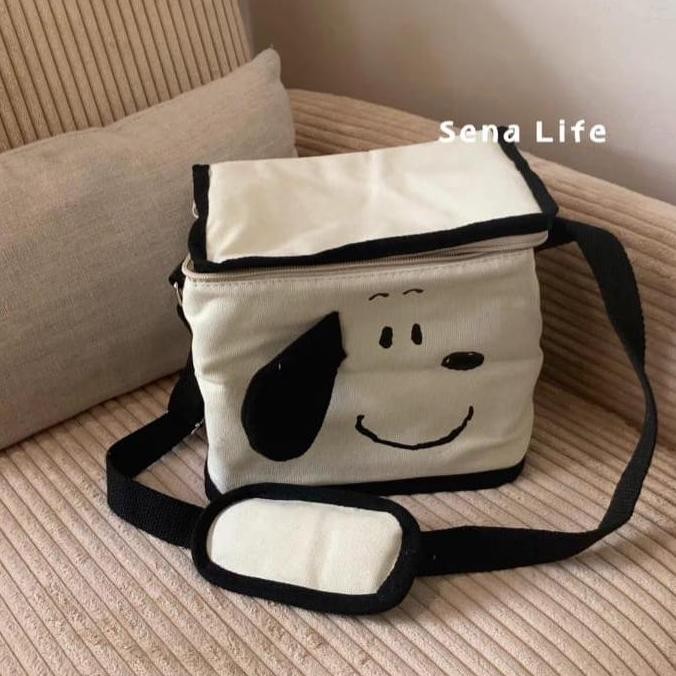 NEW TAS SNOOPY / TAS BEKAL SNOOPY / TAS KANVAS SNOOPY