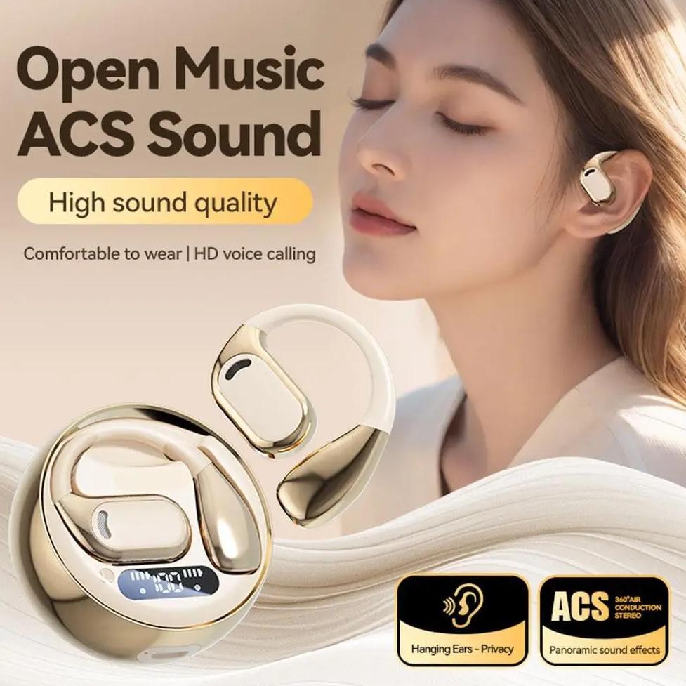 

AI HD Earhook Waterproof Touch Translation Headphones English Learning Real-time Translator Study Abroad Translation Headphones
