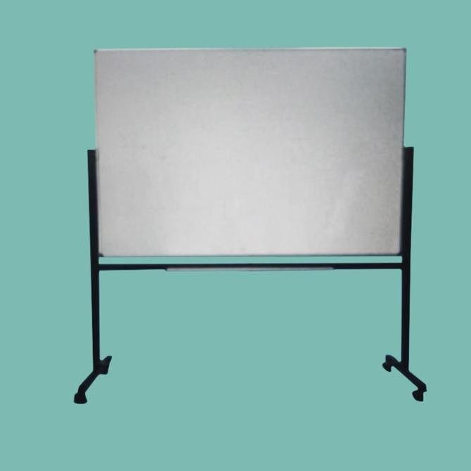 

Papan Tulis White Board Magnet Sakana uk.90x120cm , 1 muka pakai kaki Kualitas Original