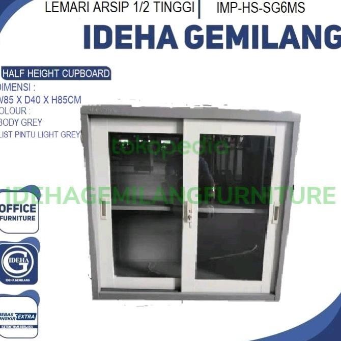 

Lemari arsip kantor setengah tinggi pintu geser kaca sg6ms Kualitas Original