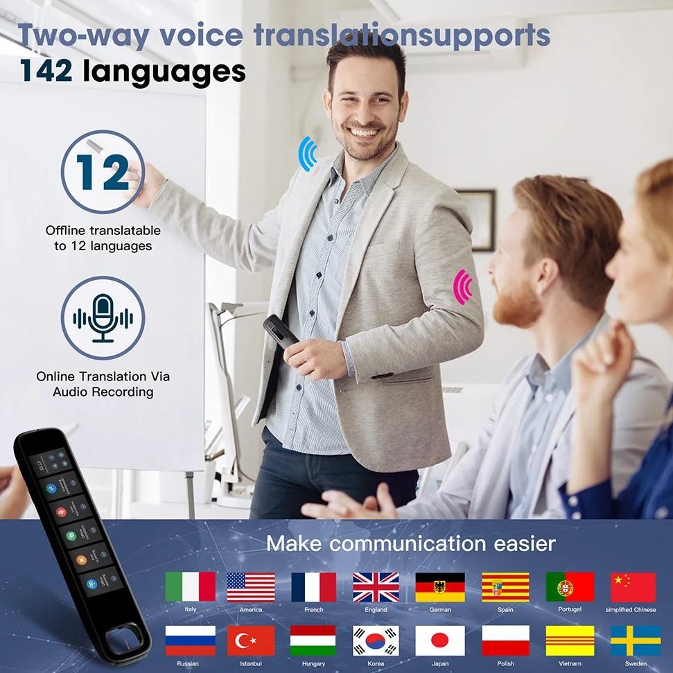 

Translation Pen 142 Languages Reading Pen Intelligent Scanning Point Reading Translator Pen Online/Offline for Teacher Student