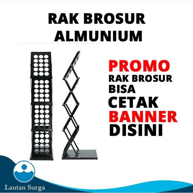 

Rak Brosur 4 Susun Hitam Alumunium Rak Brochur Besi Tempat Brosur Kualitas Original