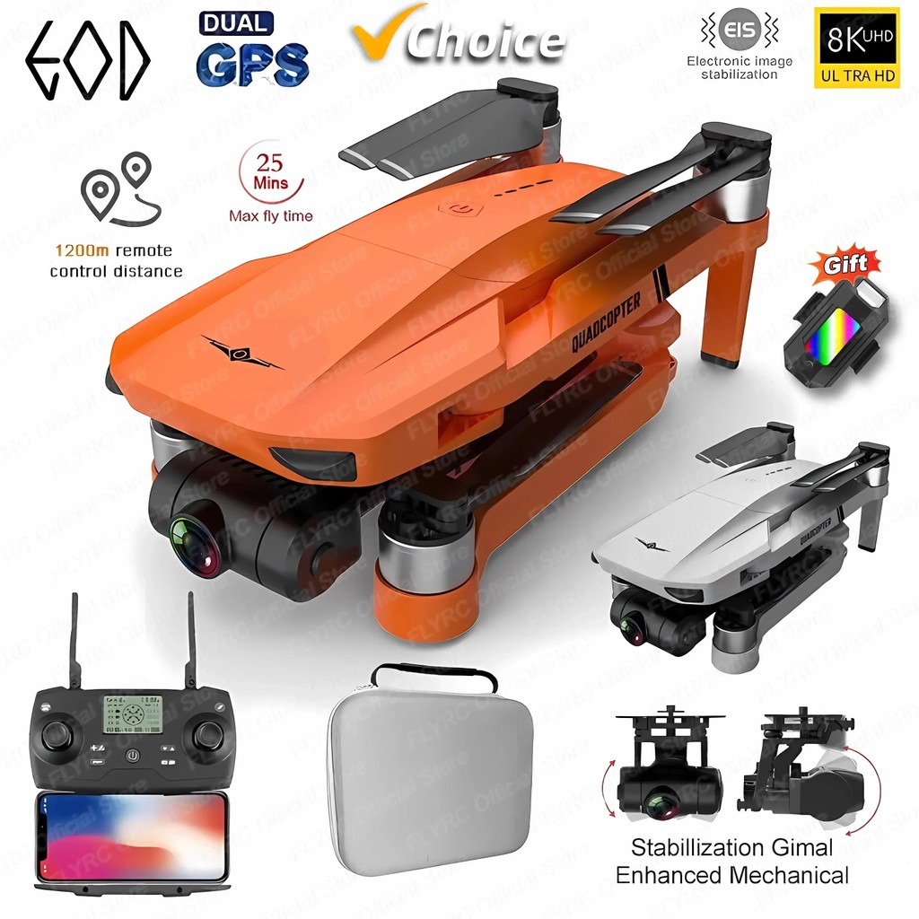 Kf102 Gps Drone 4K Profesional 8K Hd Camera 2-Axis Gimbal Anti-Shake Aerial Photography Brushless Fo