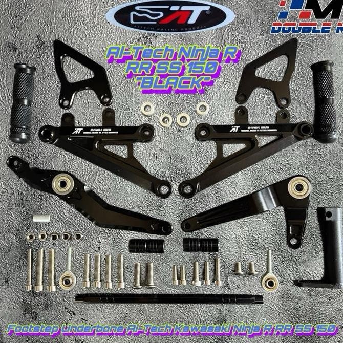Footstep Step Underbone Underbon Aitech 3D CNC Kawasaki Ninja R RR SS ZX 150 not Bpro Kualitas Origi