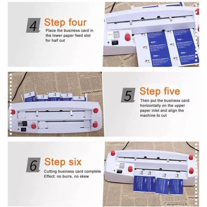 

AVPRO SK316 Electric Card Name Cutter Machine A4 Size 90x54mm Kualitas Original