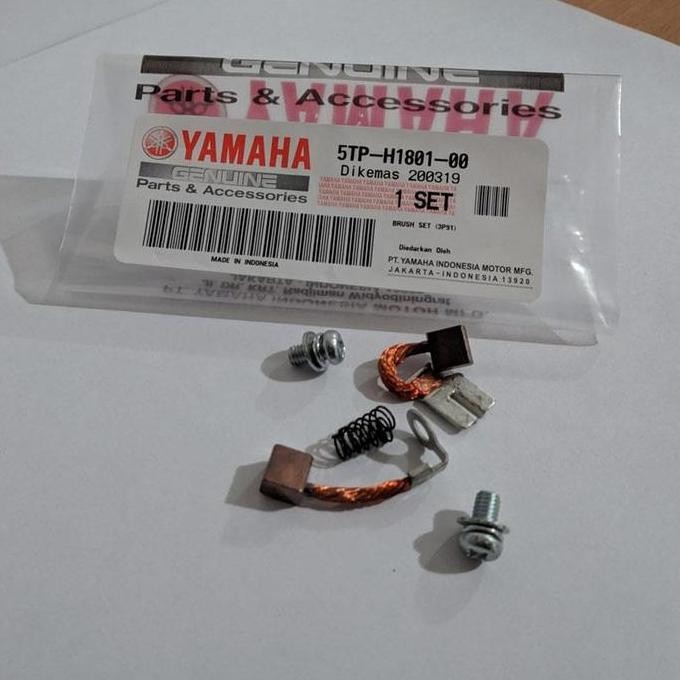 Promo Kul Cool Carbon Brush Set Areng Dinamo Stater Starter Nmax Mio J M3 FI COD