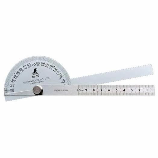 

Shinwa HC protractor H-1521 busur derajat 200mm Kualitas Original