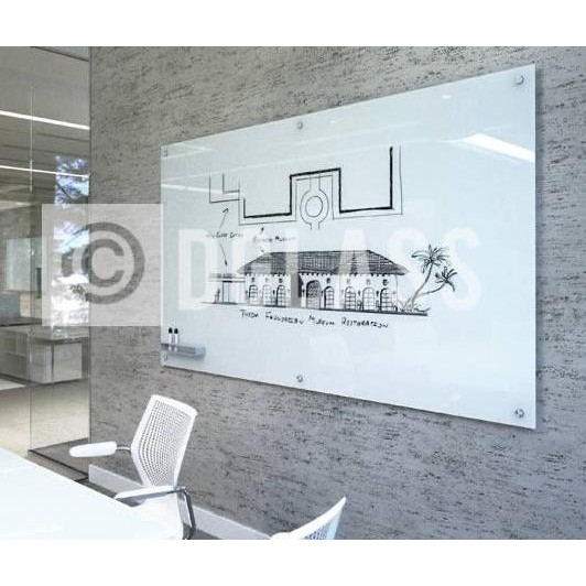 

Glassboard / Papan Tulis Kaca Uk 120 x 200 Kualitas Original