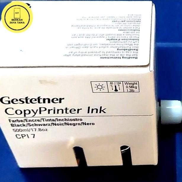 

ink gestetner copy printer CPI7 500ml asli Kualitas Original