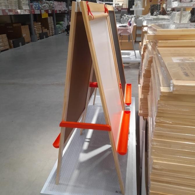 

Papan Tulis Anak 2 sisi Whiteboard Blackboard Bolak Balik 2 in 1 IKML Kualitas Original