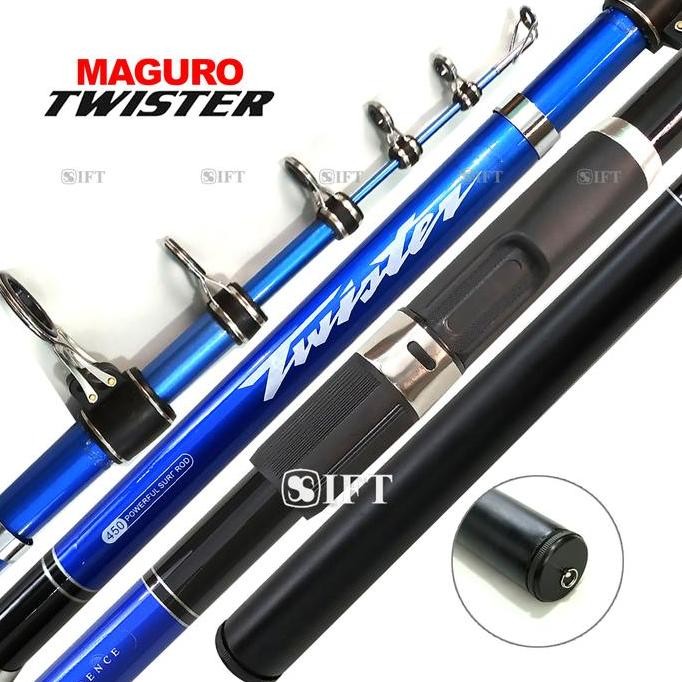 

Terlaris Joran Maguro Twister | Surf Casting | 270 S/D 450 Cm | Pasiran