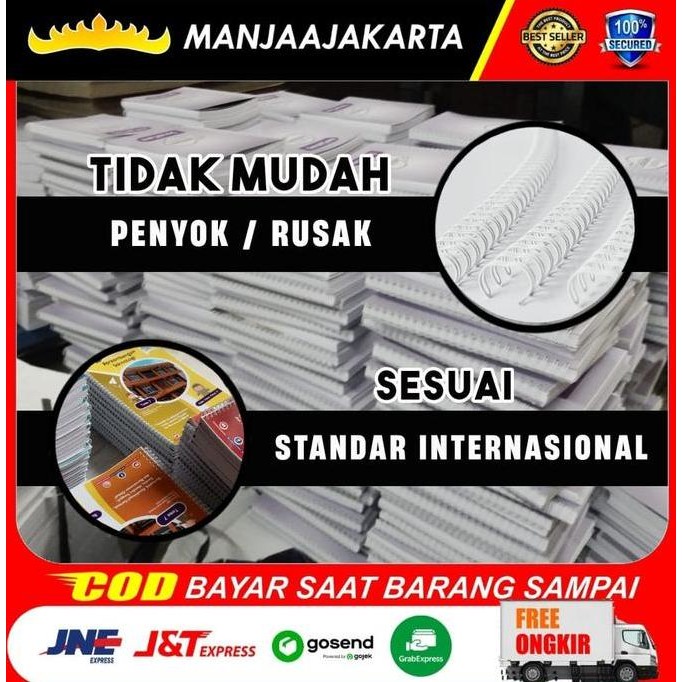 

KAWAT SPIRAL 1/4PUTIH RING KAWAT MURAH WIRE SPOOL KALENDER DINDING Kualitas Original