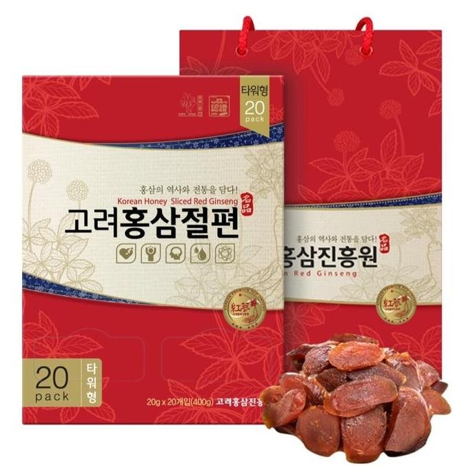 

[1 Pack] Korean Honey Sliced Red Ginseng
