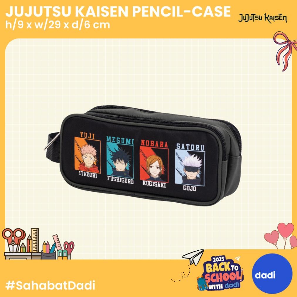 

LINDU Dadi - Jujutsu Kaisen Graphic Green Pencil Case - Tempat Pensil/Alat Tul