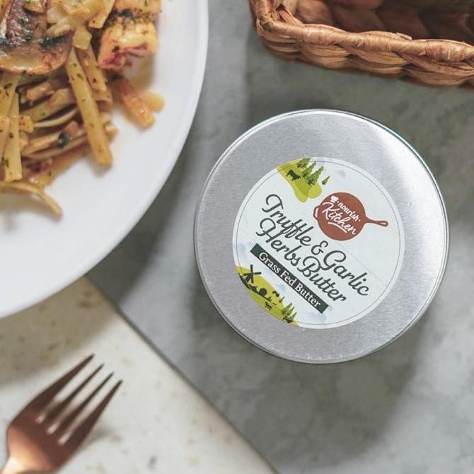 

[Ready/Spesial] Truffle & Garlic Herbs Butter (Grass Fed Butter) 200Gr [Terlaris&Recommended]