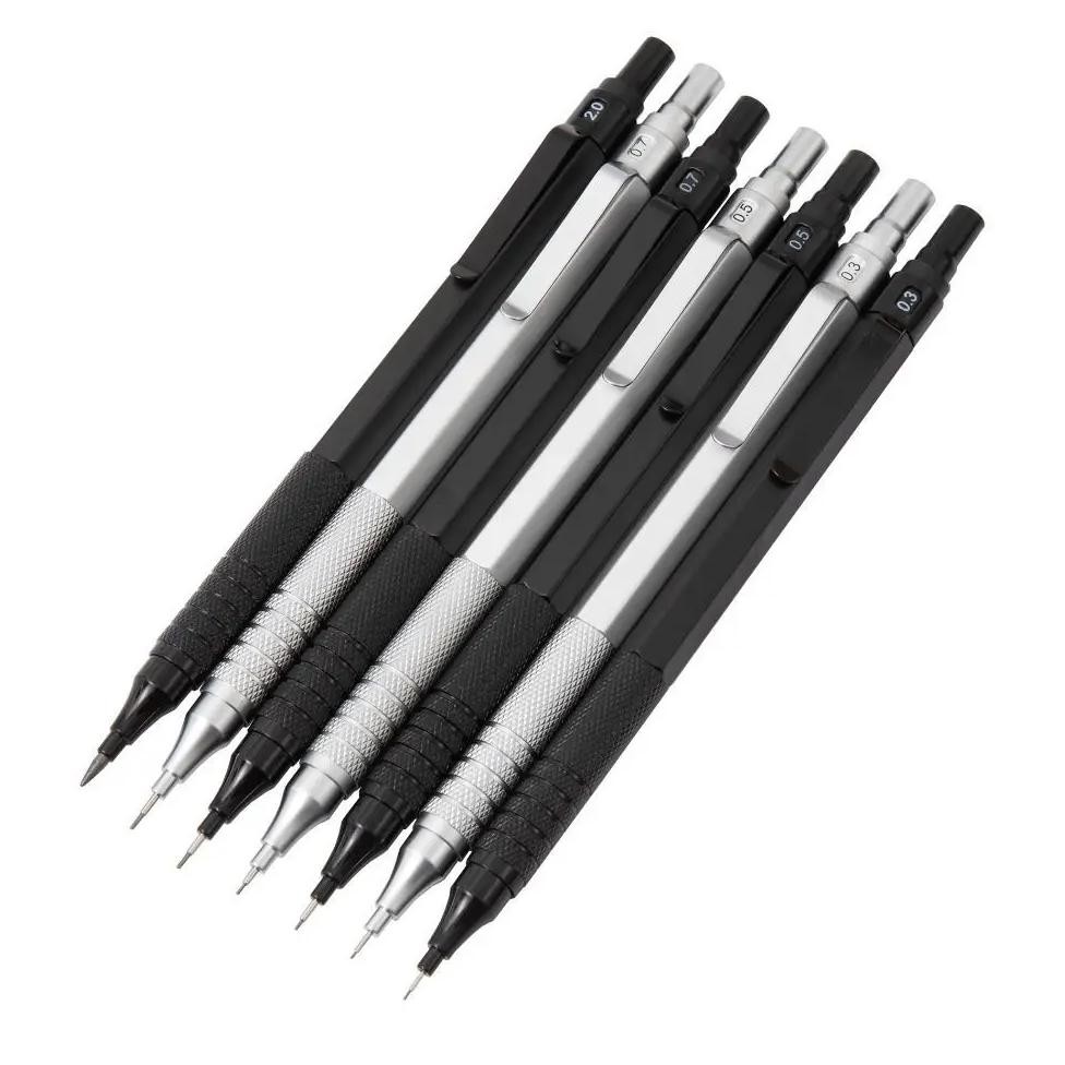 

Metal 0.3/0.5/0.7/0.9/2Mm Low Gravity Automatic Pencil Drawing Writing Tool Movable Propelling Mechanical Pencil School Supplies